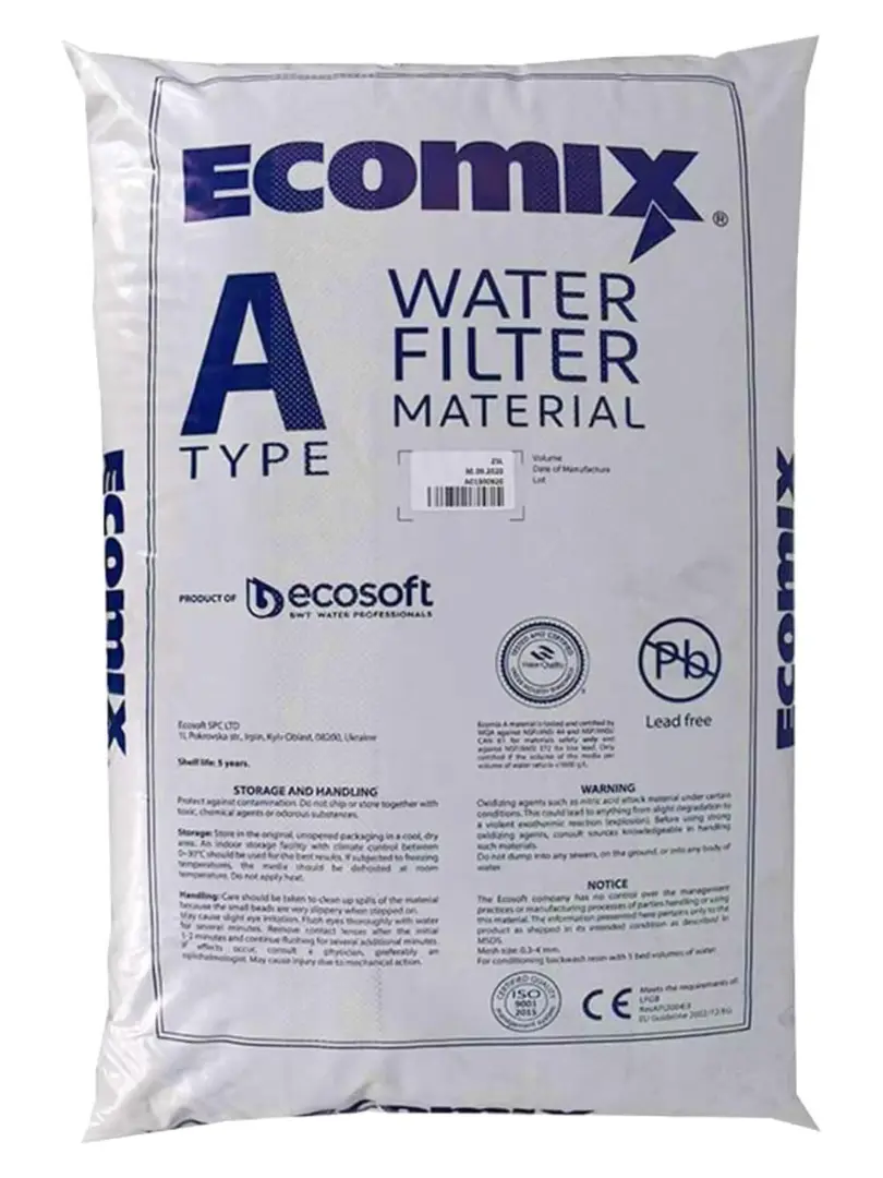Ecomix trattamento calcare ferro manganese organico e ammonio